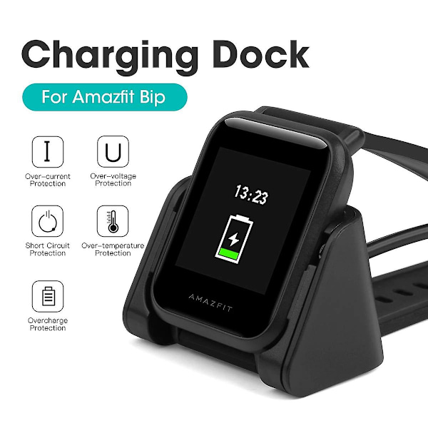 Smartwatch Laddningskabel Laddningsdocka för Amazfit Bip Lite A1915/ Bip A1608 {Db}