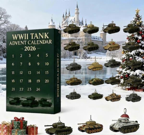 Andra världskriget STRIDSVAGN Adventskalender Blind Box[DB]