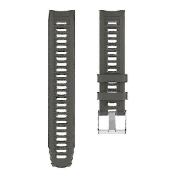 Grått silikonarmband för Garmin Instinct