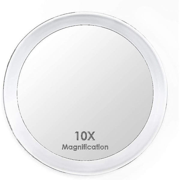 10x Förstorande Spegel 3 Sugproppar Makeup Spegel 10x Förstoring DB