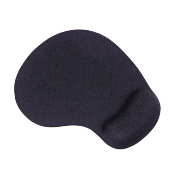 Mjukt silikonmusmatta med ergonomiskt handledsstöd för kontor Black