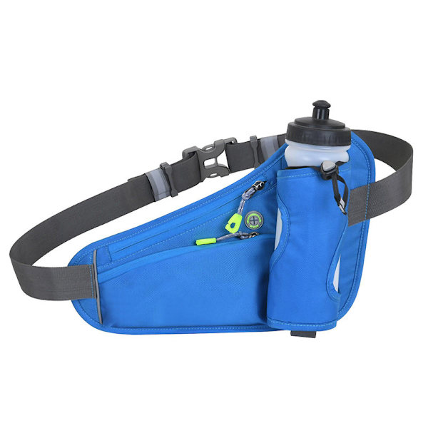 Gymväska Multifunktionell Utomhus Fitness Sport Midjeväska Vattenflaskeväska DB Blue One Size