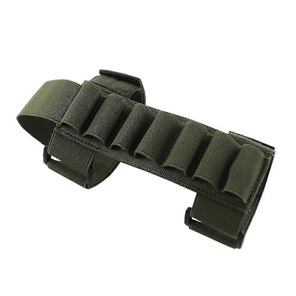 1000D Nylon 7 Runder Taktisk Shotgun Skalholder Ammunition Bælte Holder Pose Patron Til Jagt [DB] BK