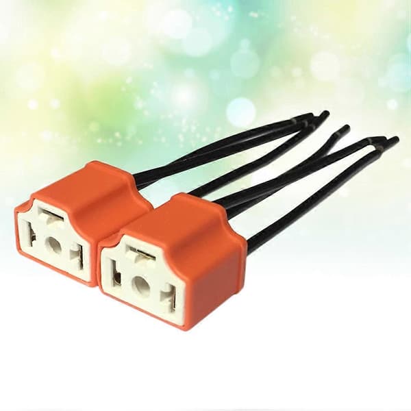 Automotive Relay Keramisk Baseholder til Auto Forlygte Relæ 2 Stk[DB]