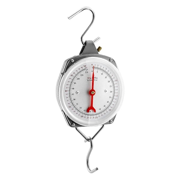 Precisions Hängande Vågskala, 110lbs / 50kg Kapacitet, Dubbla Enheter, Tung Duty{ DB}