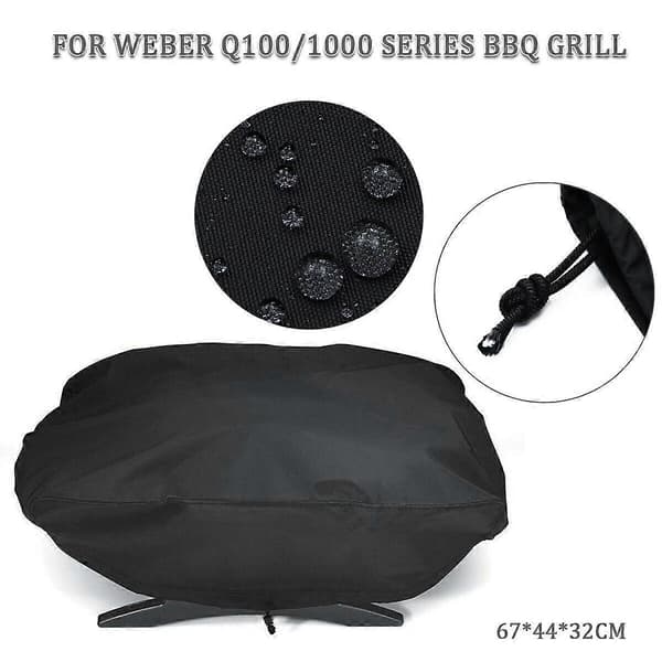 67,1*44*32cm Weber 7110 q1000 -sarjan pölytiivis ja vedenpitävä uunin suojus [DB]