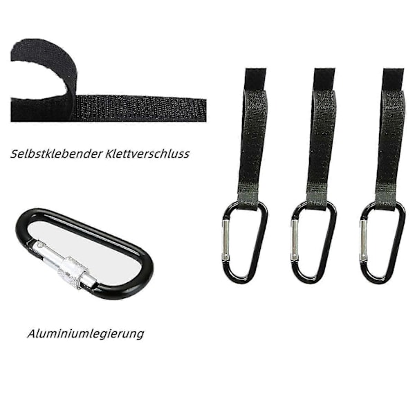 6 Stycken Barnvagnsfästen, Barnvagnskrok, Barnvagnskrok För Blöjgåva db