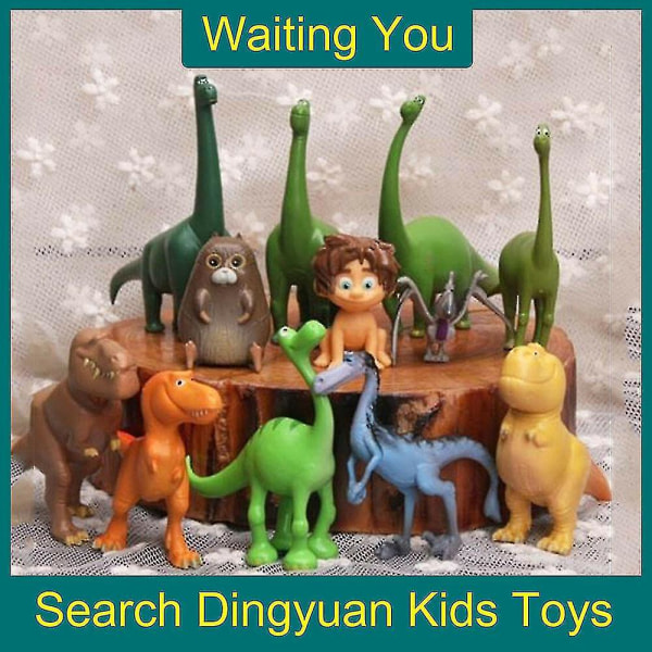 12 kpl The Good Dinosaur -kotifiguurien miniatyyrimallilelu lapsille Arlo Spot Budda Db