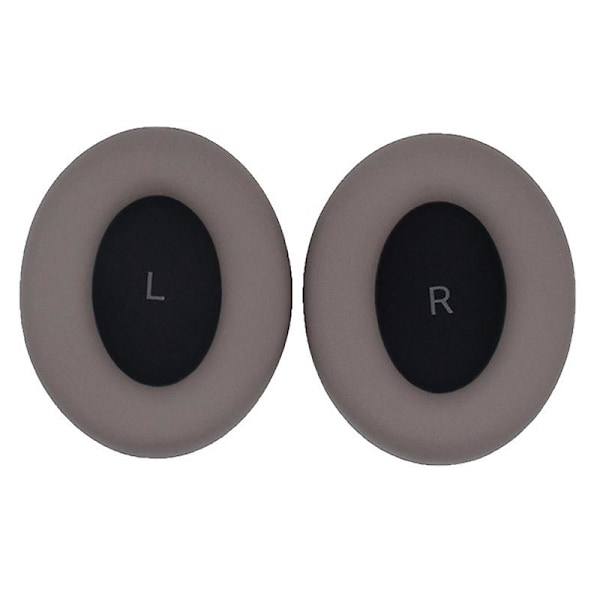 1 par med øreputer i svamp for Sennheiser Momentum 4.0 hodetelefoner (grå) {DB Grey