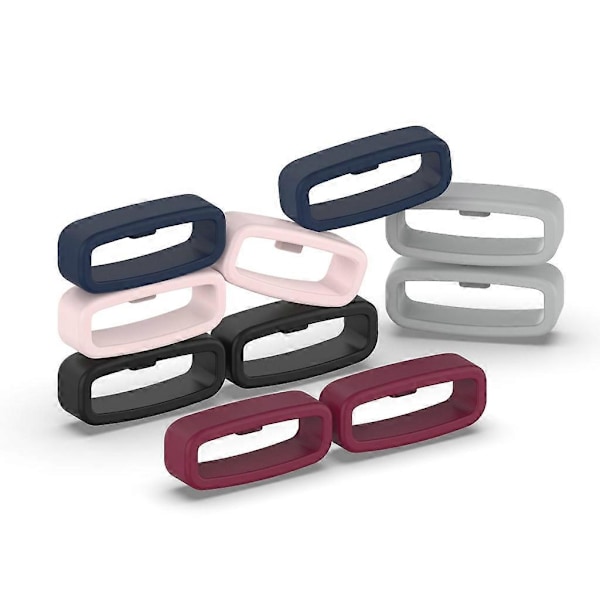 Silikoninen kiinnitysrengas 18/20/22mm rannekkeen pidike varaosatarvikkeet [DB] Black 20MM