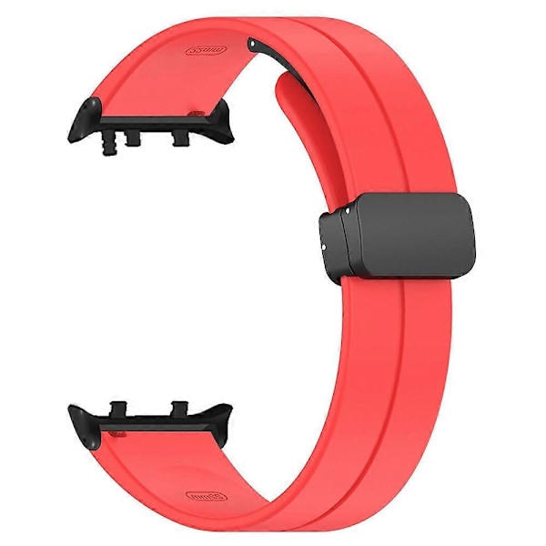 För Huawei Watch D2 Magnetiskt Vikspänne Silikon Klockarmband Ersättningsarmband [DB] Multicolor Style F