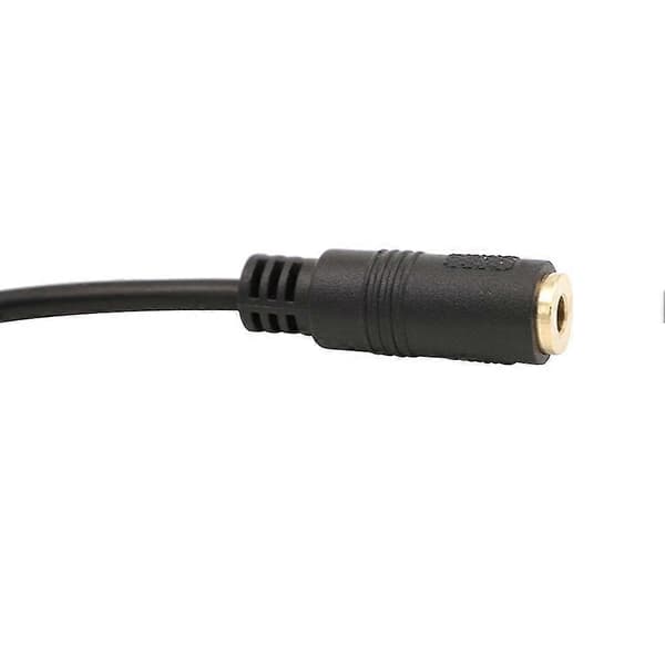 1,5 m 6,35 mm 1/4 tomme han-stereo til 3,5 mm jack-hun-adapterforlængerkabel[DB]
