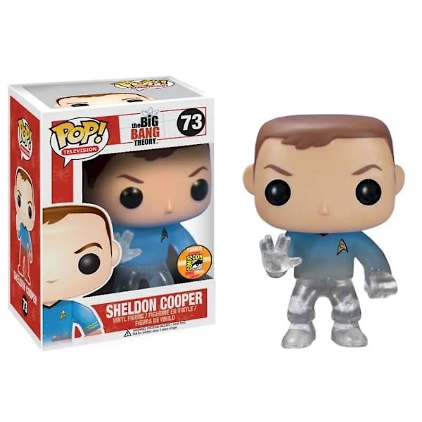 The Big Bang Theory Sheldon 73# Leonard 74# Howard 75# Raj 76# Vinyylihahmojen kokoelmamalli Lasten lelut Db 73 limit in box