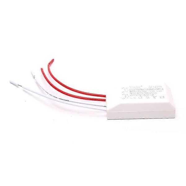 Elektronisk Transformator AC 220V Til 12V 20-60W Halogen Lys Driver Strømforsyning [db]