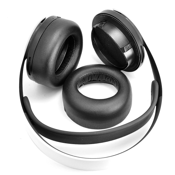 Pari kuulokkeiden korvatyynyt korvatyynyt Pehmeä nahkainen tyynyn vaihto -ps5 Wireless Pulse 3d -varaosa kuulokkeiden pehmusteille