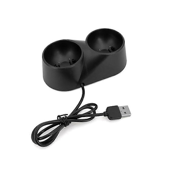 Kaksipaikkainen lataustela PS3/ PS4 VR Motion Controller Playstation Move -ohjaimille