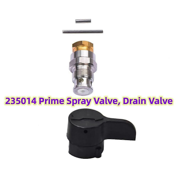 235014 Prime Ventil Dräneringsventil 244194 Pump Reparationsförpackningsset Eftermarknads Luftlös Färgspruta [DB] Photo Color