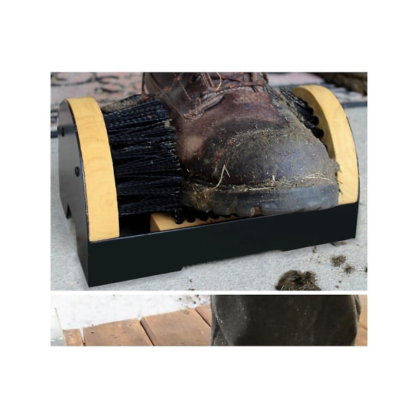 Støvlebørste indendørs og udendørs rengøringssko børster til alle vejrforhold Industriel skorens og skraber B