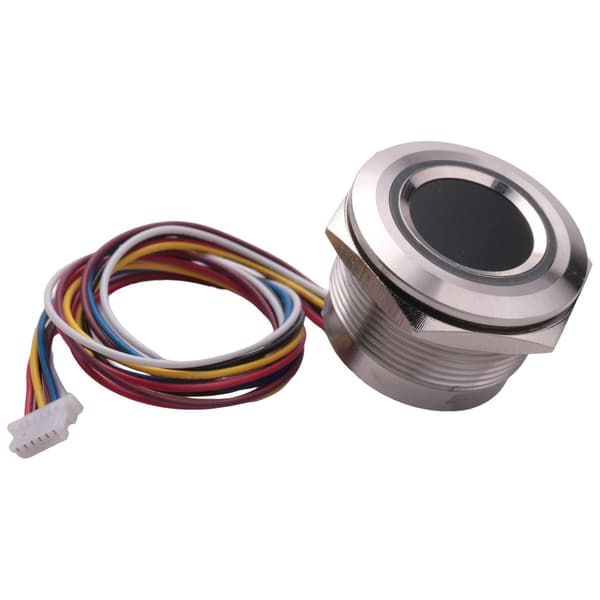 K202 Dc12v Låg Effekt Fingeravtryckskontrollkort + R503 Fingeravtrycksmodul Rund Fingeravtrycksidentifieringsmodul