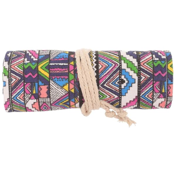 Blyant Wrap Roll Up Etui til Opbevaring 3 Stk 48 Slots Vaskbar Multi Farve Organizer[DB]