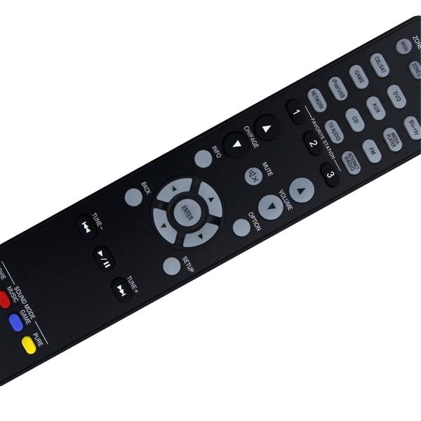 Fjernbetjening Rc-1167 Erstatning Til Av-modtager Avr-2113 Avr-2113ci Avr-1913 Avr-2313ci Avr-2313 Avr2113 Avr2113ci [DB] Black
