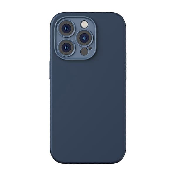 Baseus nestemäinen silikageeli puhelinkotelo iPhone 14 Prolle [DB] Blue