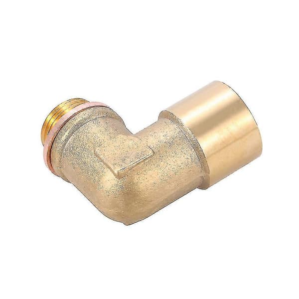 90 Graders Vinklet Lambda O2 Oksygensensor Forlenger Spacer For Decat Hydrogen Messing M18x1.5 [db]