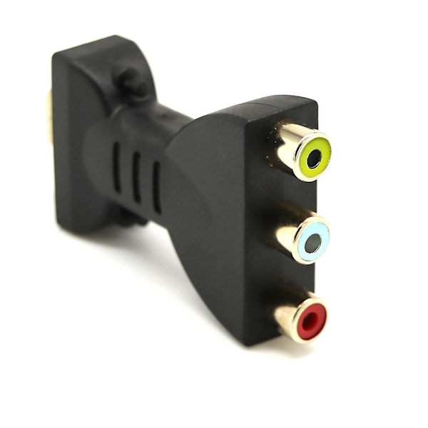 HDMI-kompatibel hann til 3 RCA hunn kompositt AV-konverter AV-signaladapter [DB]
