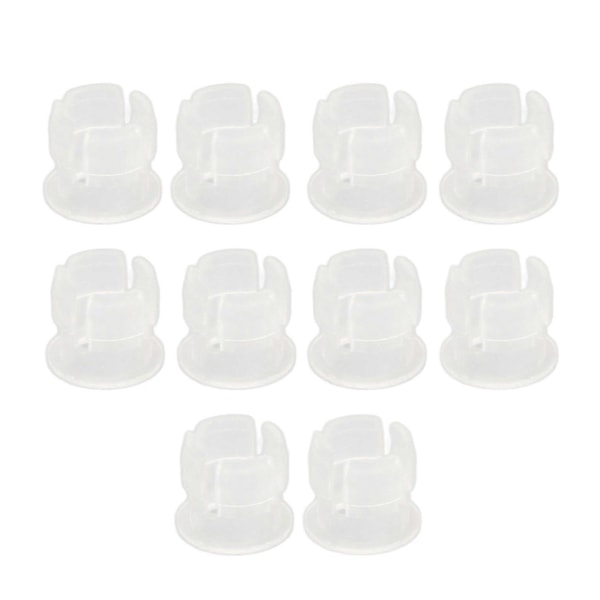 5mm LED lampeholder 200 STK 5mm LED Holdere Flad Spænde Lysdiode [db]