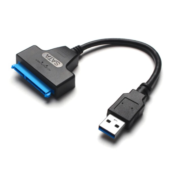 USB 3.0 - Sata -kiintolevykaapeli USB 3.0 5gbps nopea 22pin Sata 2,5' Ssd [DB]