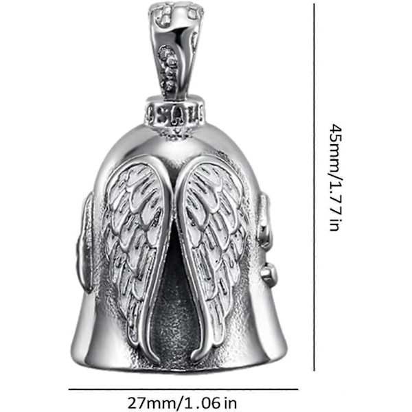 Moottoripyörän kello, Biker-ajokello, Onnenkello moottoripyörään, 3D Angel -ajokello, Lu db