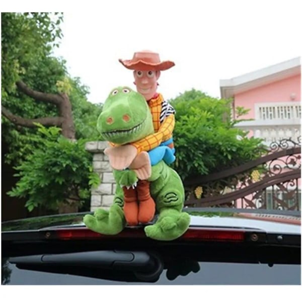 Toy Story Sheriff Woody Buzz Lightyear Auto Nuket Pehmolelut Auton Taka-Riippu Koristeelliset Lelut Söpöt Auton Koristeet Syntymäpäivälahjat DB 35cm woody A