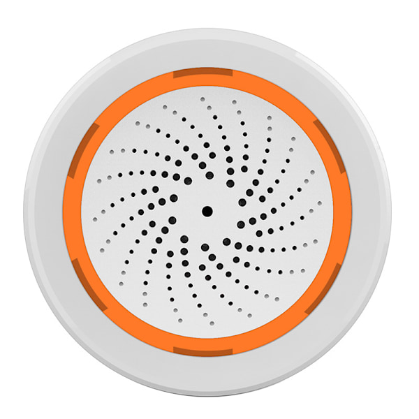 Z-Wave Plus Siren Alarm med Strobe-varningar, USB-laddning och backup-batteri, fungerar med SmartThings, 105dB [DB]