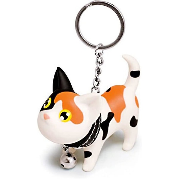 Cat Kitten avaimenperät avaimenperät auton avaimille Kawaii suloinen laukku riipuslelu, lahjaidea tytöille, naisille ja miehille