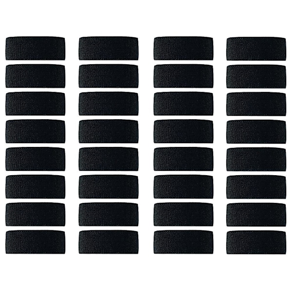 32 st Svarta Sorgband för Begravning, Minnesband, Polisband, Elastiskt Armband {Db} Black 7X7CM
