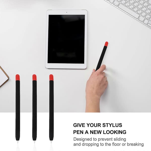 Skyddande silikonfodral för styluspenna för Pencil 2 2st[DB]