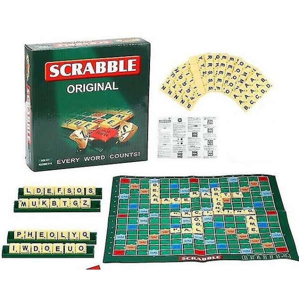 Klassiskt Scrabble Board-pusselspel [DB]