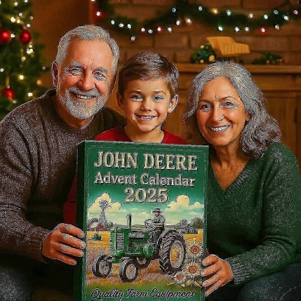 24 dage *John Deere Julekalender 2025 Nedtællingskalenderboks [MI][DB] green