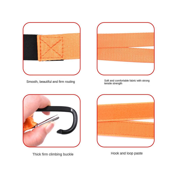 Children's Ski Safety Training Belt Traction Trainer Foot Tie Rope Balance Turning Aid Protective B