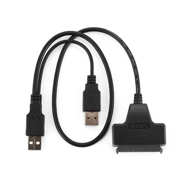 XCSOURCE USB 2.0 till SATA 22-stift 2,5-tums extern hårddisk SSD-adapterkabel Höghastighets SATA-kabel [DB]