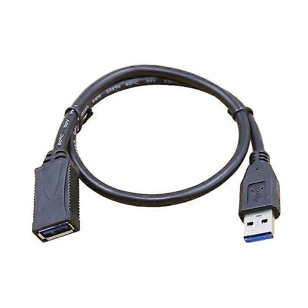 DB Höghastighets USB3.0 Förlängningskabel hane till hona för Diverse USB-enheter Black 1.5m