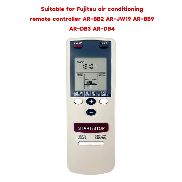 Ny AR-BB1 for Fujitsu AR-BB1 AR-BB2 AR-JW19 AR-BB9 AR-DB3 Fjernkontrollerstatning [DB]