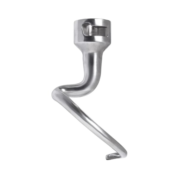 Spiral Dejkrog til Kitchenaid 4,5-5 Quart Vippehoved Stand Mixer, Dejkrog Udskiftning til Kitchenaid Tilbehør  [dB} silver