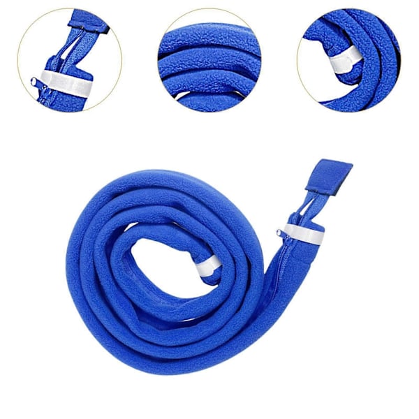 CPAP Slangskydd Lättanvänt 1,8m Minska Ljud Universal CPAP Slangskydd [DB] Blue 1.8m