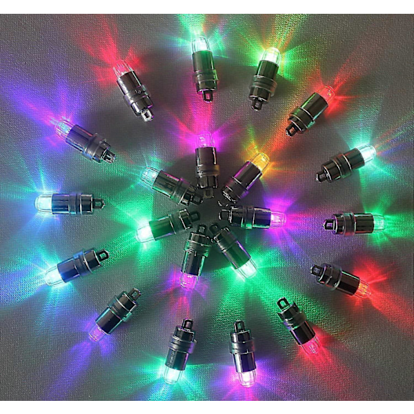 60 stk Mini LED Ballonglys Små Lykter Lys for Ballonger, Papirlykter, Håndverk, Halloween, Bryllup, Festdekorasjoner Lyslenke db