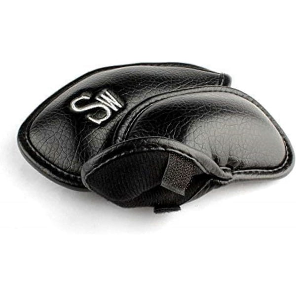 12 st eller 1 st Tjockt Syntetiskt Läder Golf Järnklubba Huvudskydd Set Passar Alla Märken Callaway Ping Taylormade Cobra Etc. db