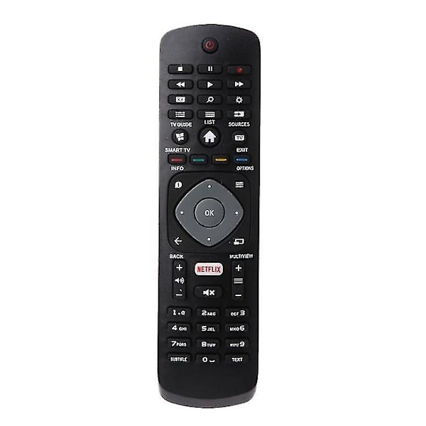 Wekity Universal Philips Smart TV-fjärrkontroll med Netflix-ersättning DB