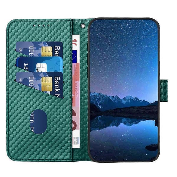 PU Læder Etui Til Xiaomi Redmi Note 8 Pro [DB] Dark Green