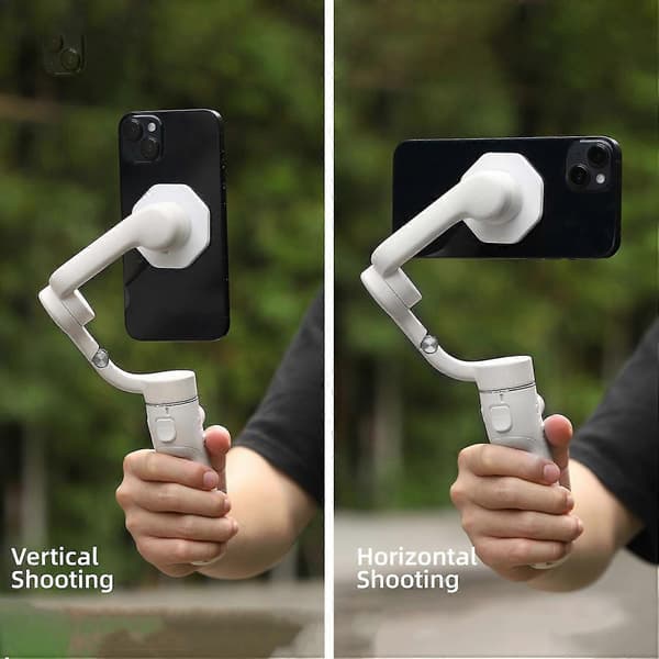 Gimbal Stabilisator Adapterbase 2-i-1 Magnetisk Telefonholder Mobiltelefontilbehør til Osmo Mobile