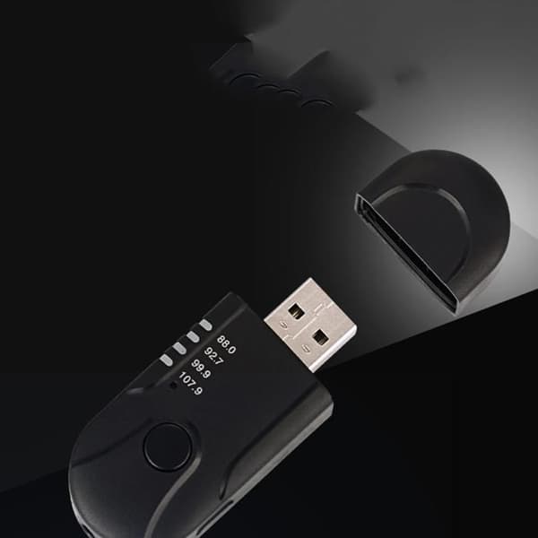 Bil Bluetooth-mottaker, Bil FM-sender, Bluetooth lydmottaker, Bluetooth MP3-spiller, Håndfri pennmottaker Bright colors